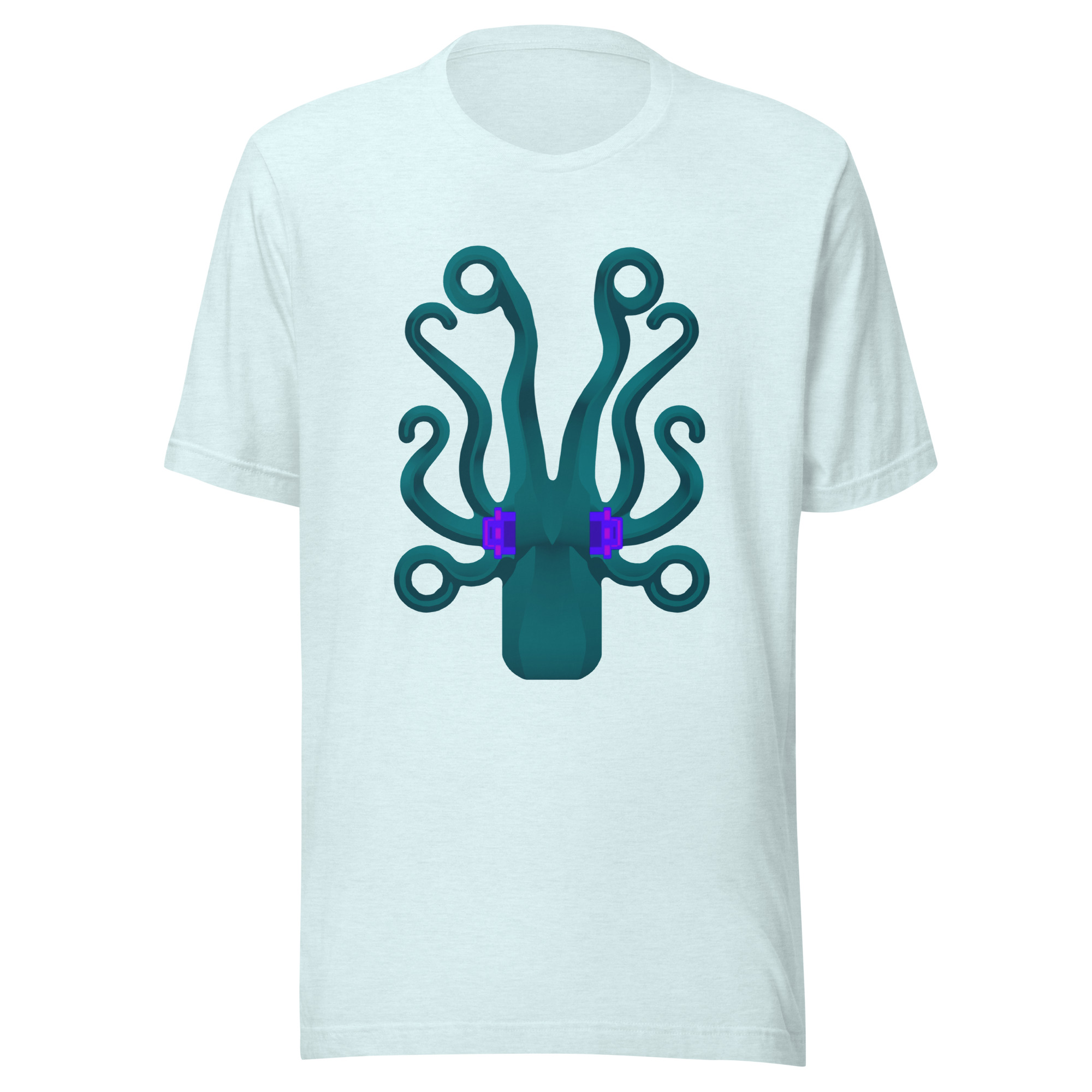 Turquoise Kraken T-shirt