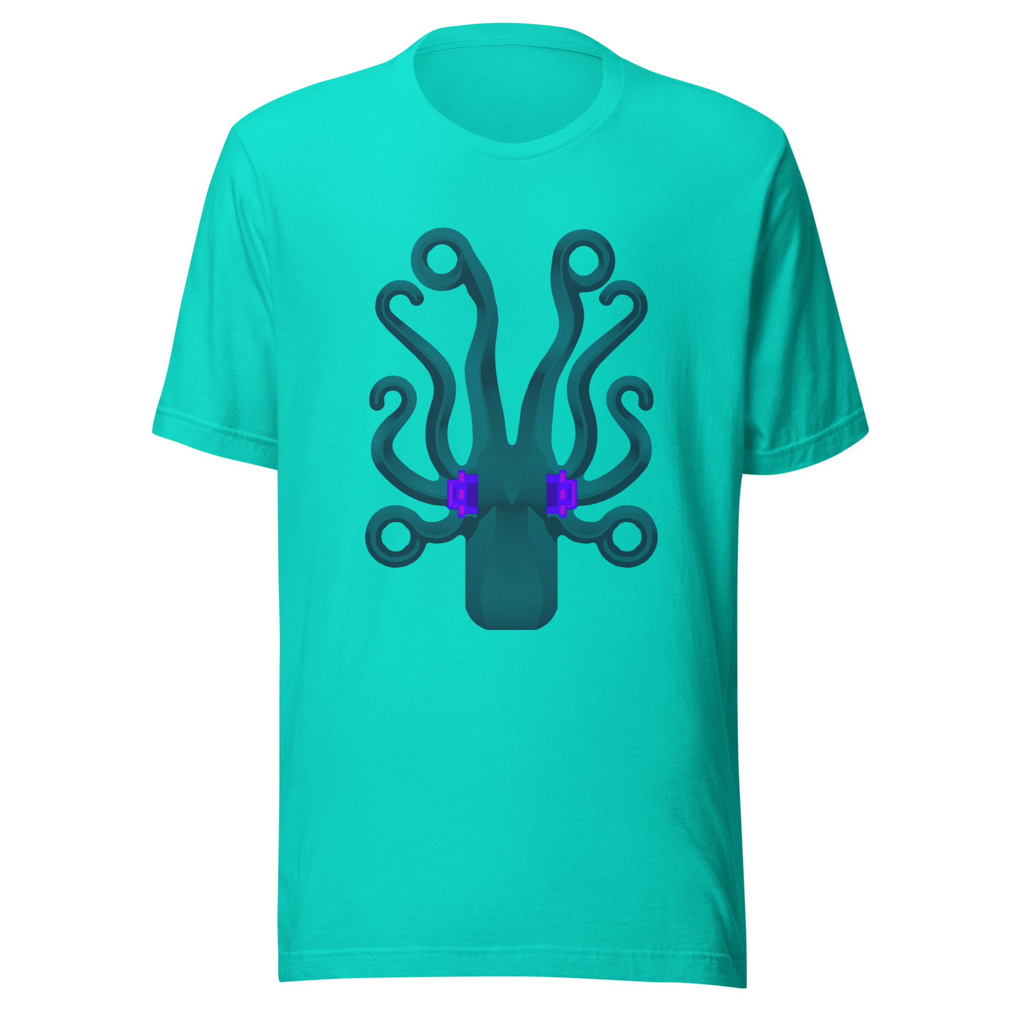 Turquoise Kraken T-shirt - Image 2
